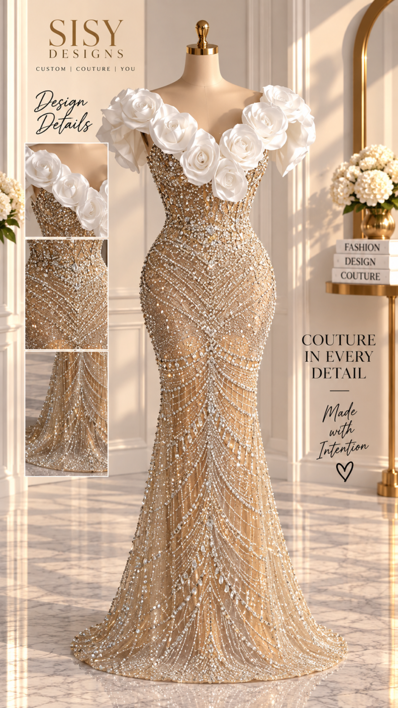 Love silver dress